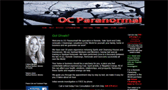 Desktop Screenshot of ocparanormal.com